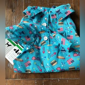 New with Tags Doggie 4th of July Shirt size medium